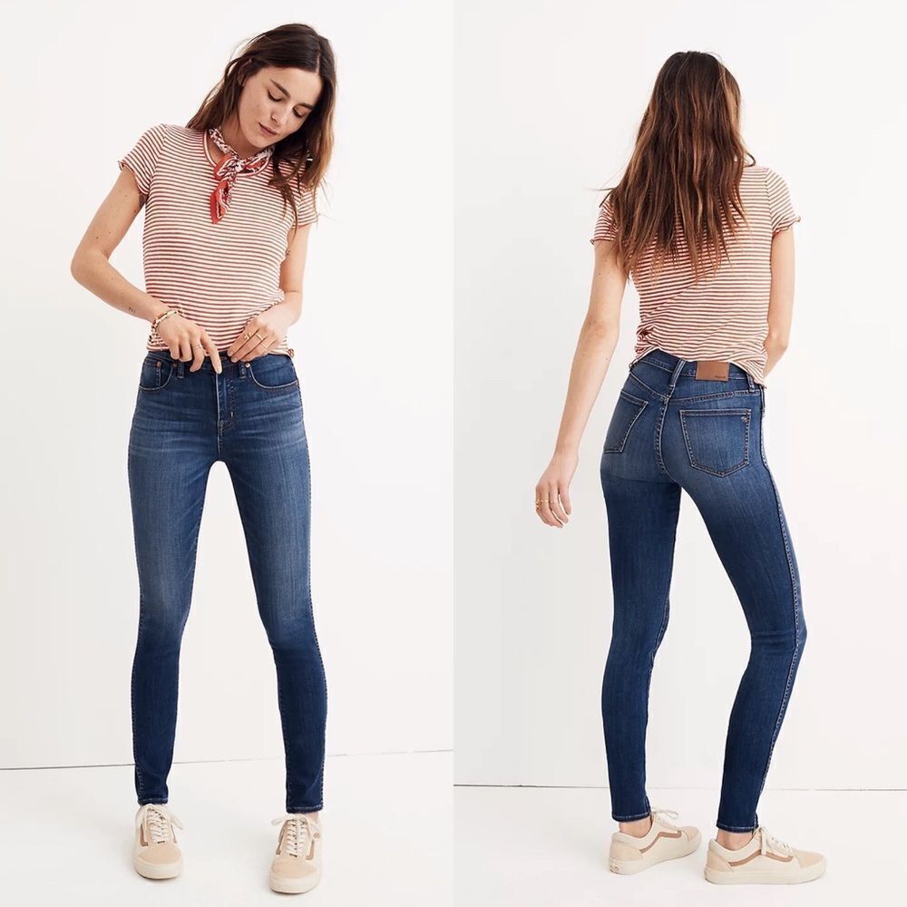Madewell 10” High riser skinny skinny jeans